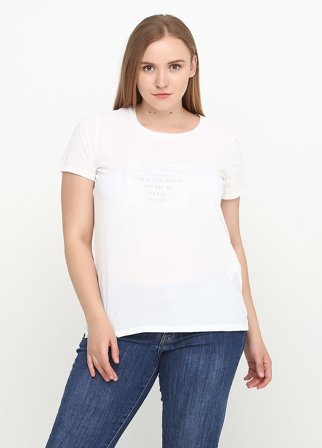 Біла літня футболка Etam