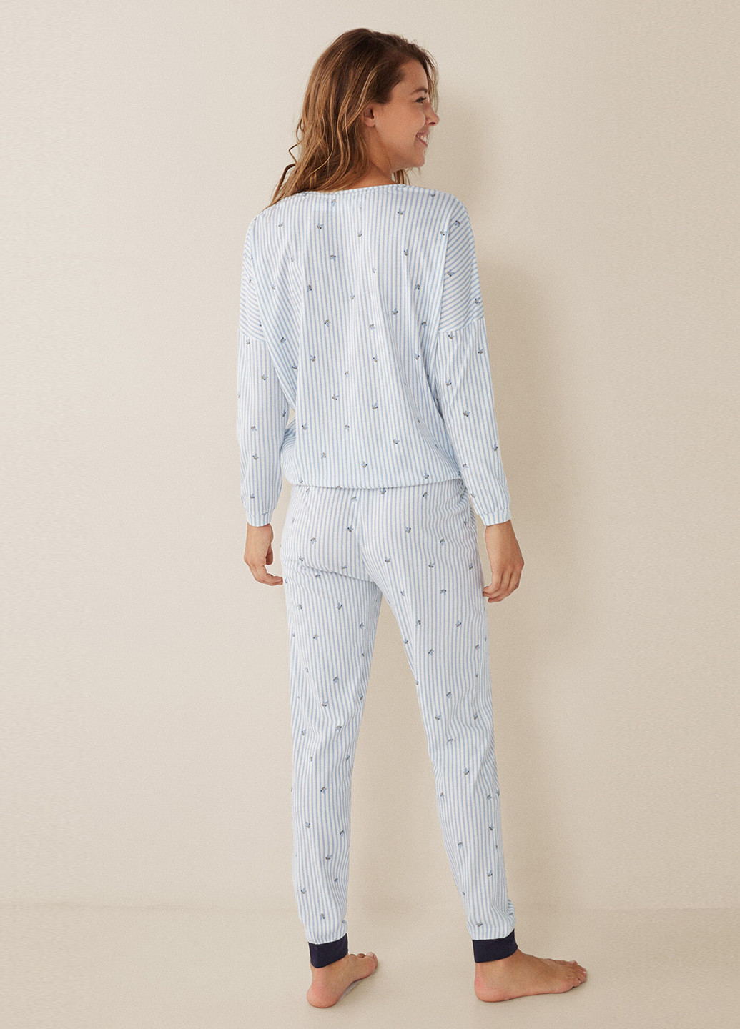 Голубая всесезон пижама (лонгслив, брюки) лонгслив + брюки Women'secret