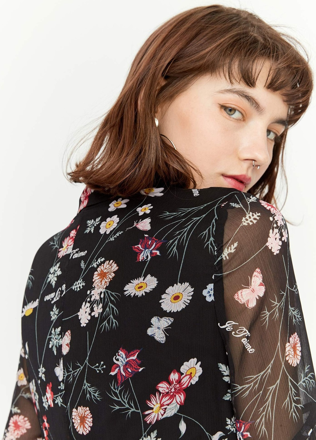 Комбинированное платье Only