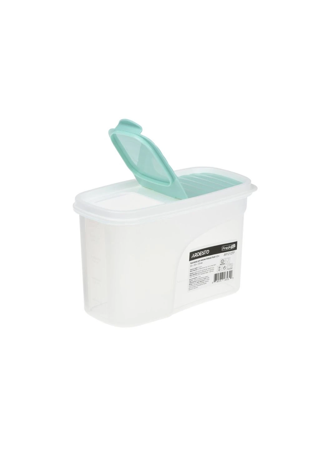 Контейнер для сыпучих продуктов Fresh AR-1212-TP 1200 мл голубой Ardesto (253621382)