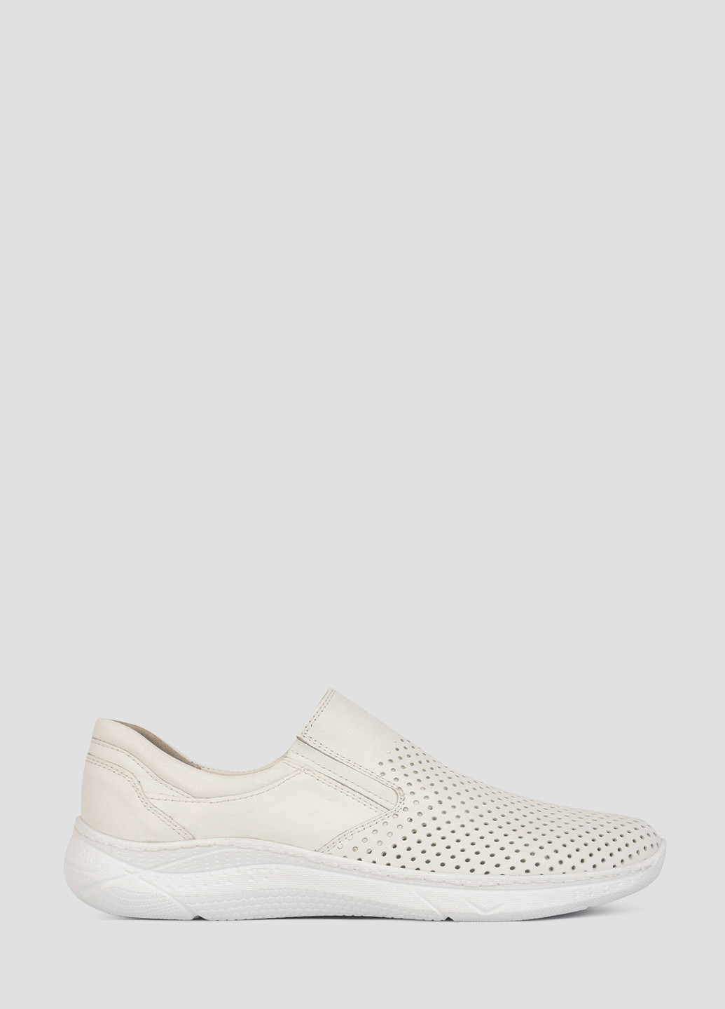 Белые кэжуал туфли Libero без шнурков
