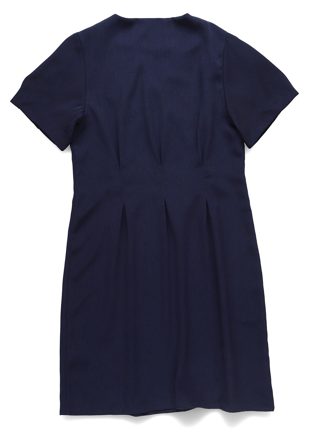 Темно-синя кежуал сукня на запах Fransa однотонна