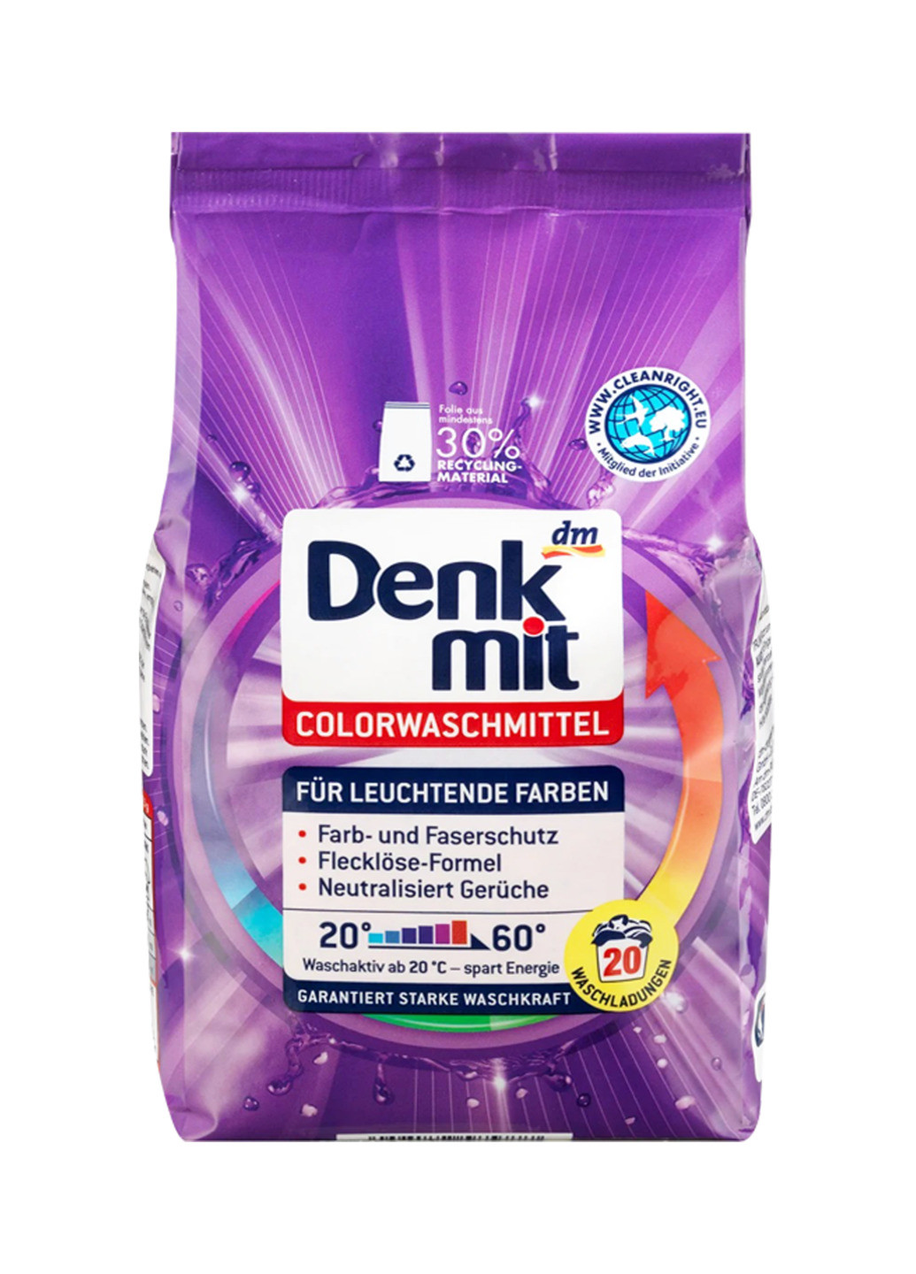 Порошок для прання кольорових речей 1,35 кг (20 прань) Denkmit (255520200)