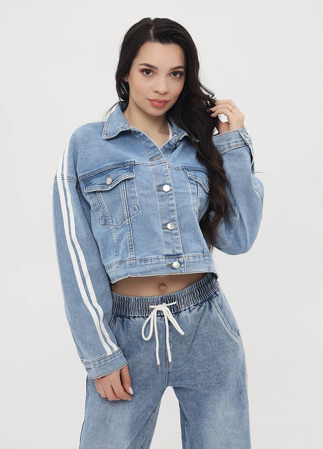 Голубая демисезонная куртка Icon