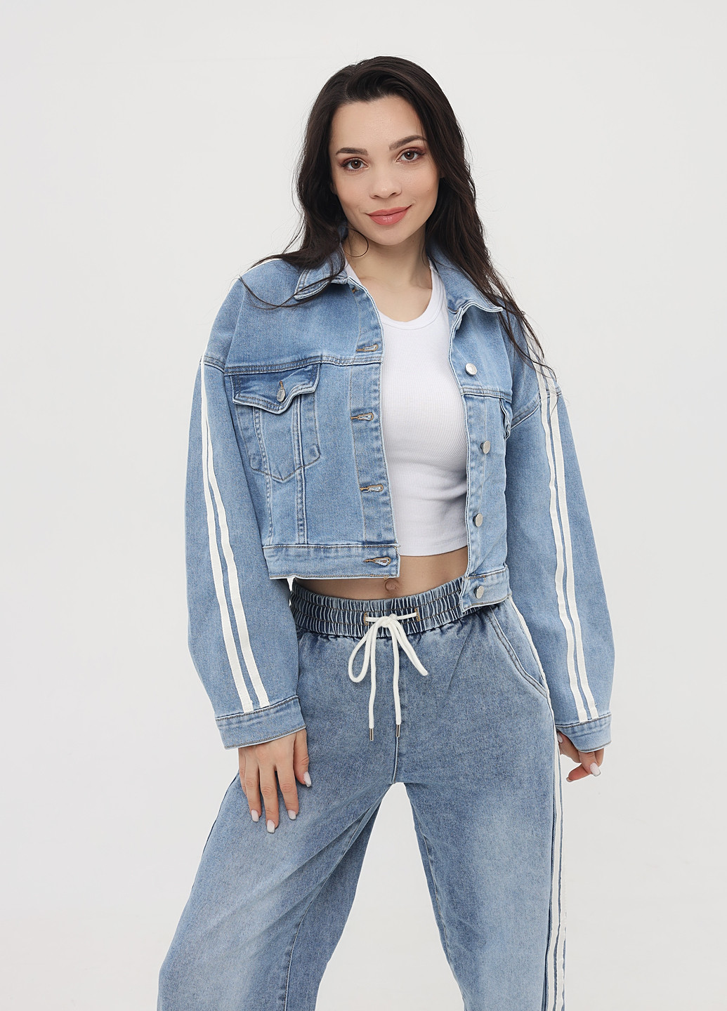 Голубая демисезонная куртка Icon