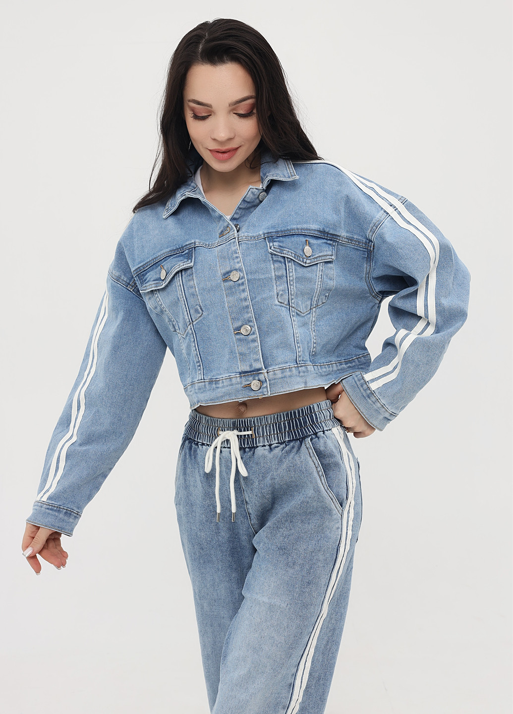 Голубая демисезонная куртка Icon