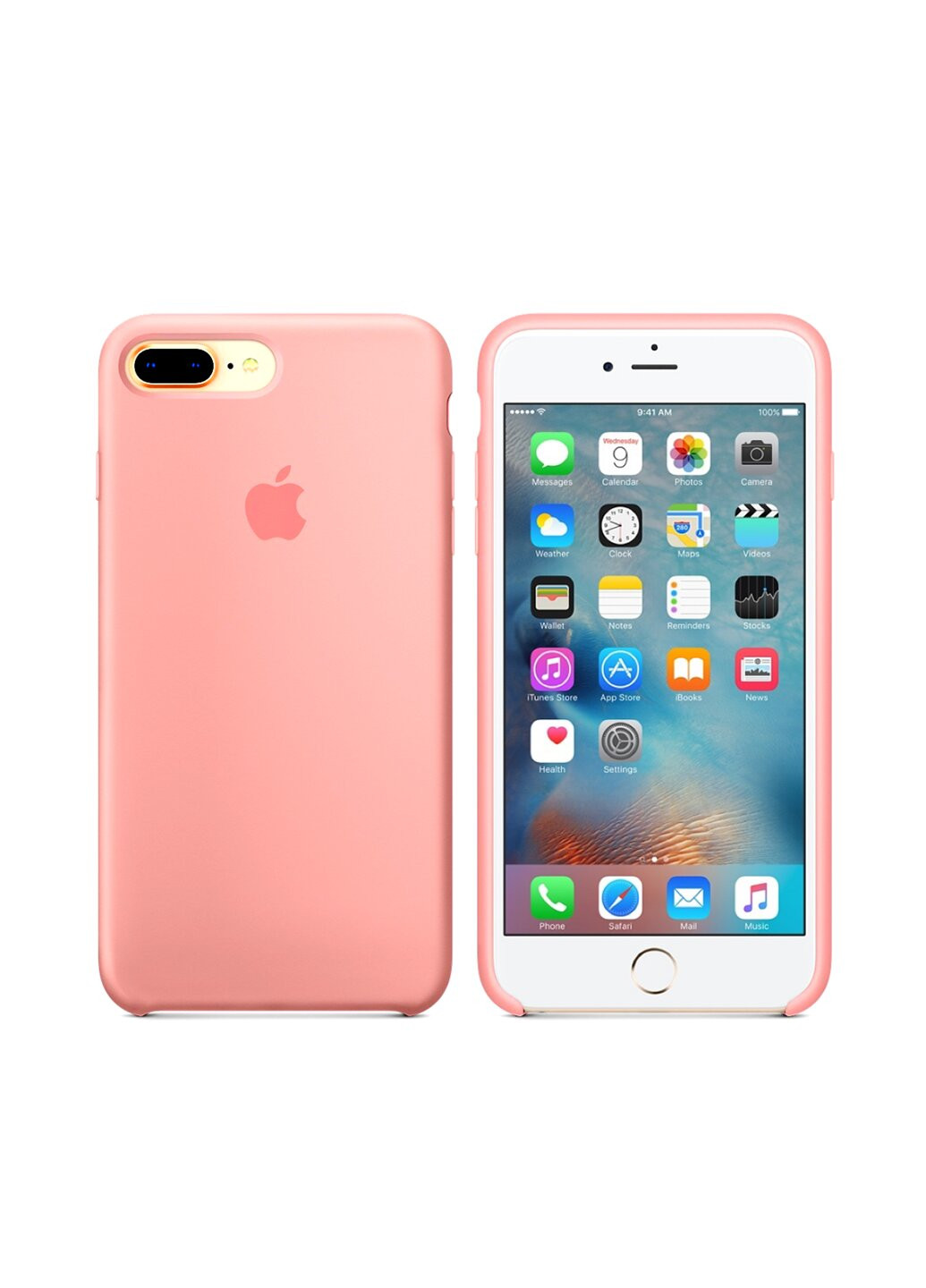 Чехол Silicone case for iPhone 7 Plus/8 Plus Peach Apple (220821070)