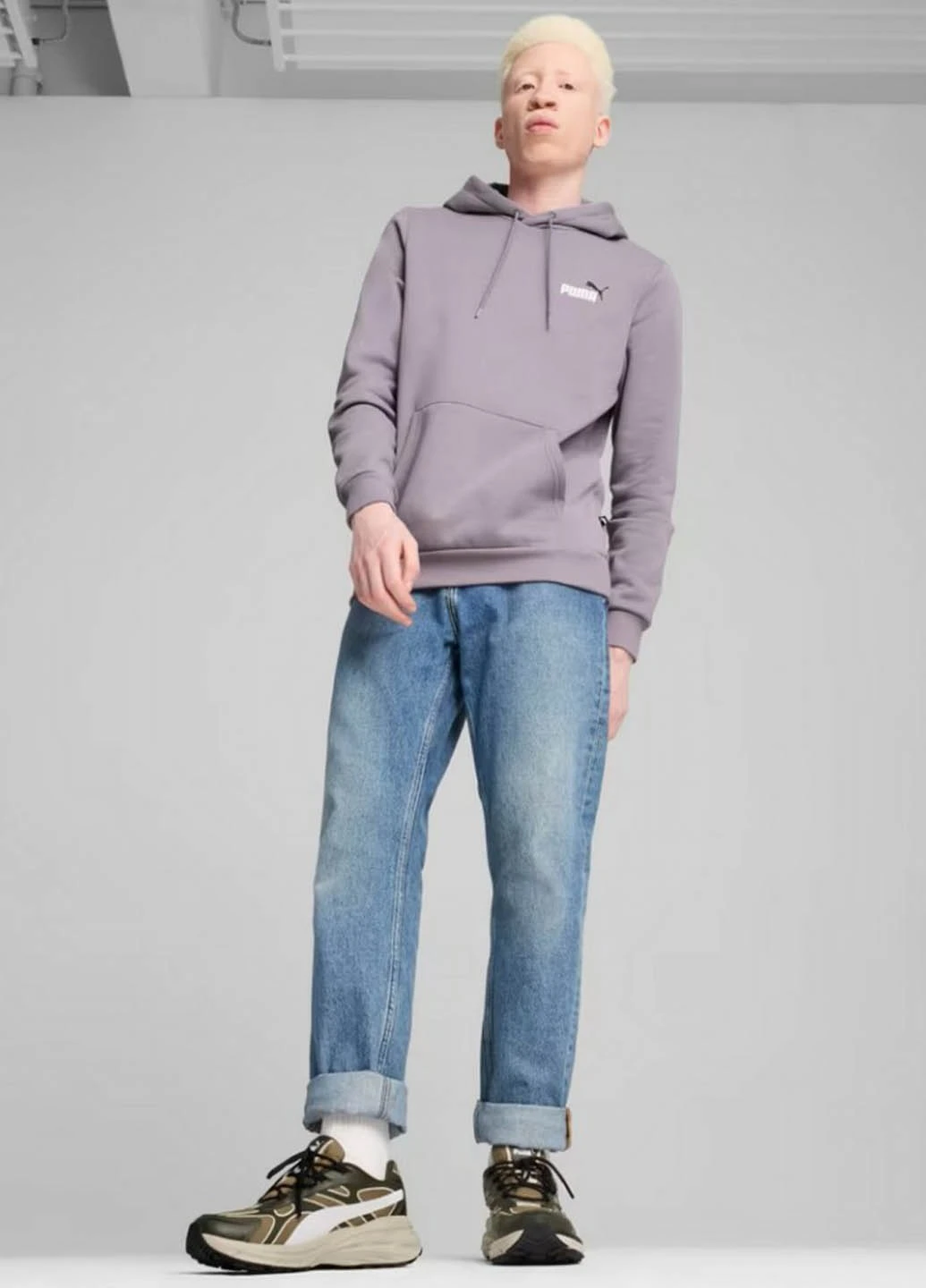 Хакі кросівки демісезон Puma Hypnotic LS Abrupt