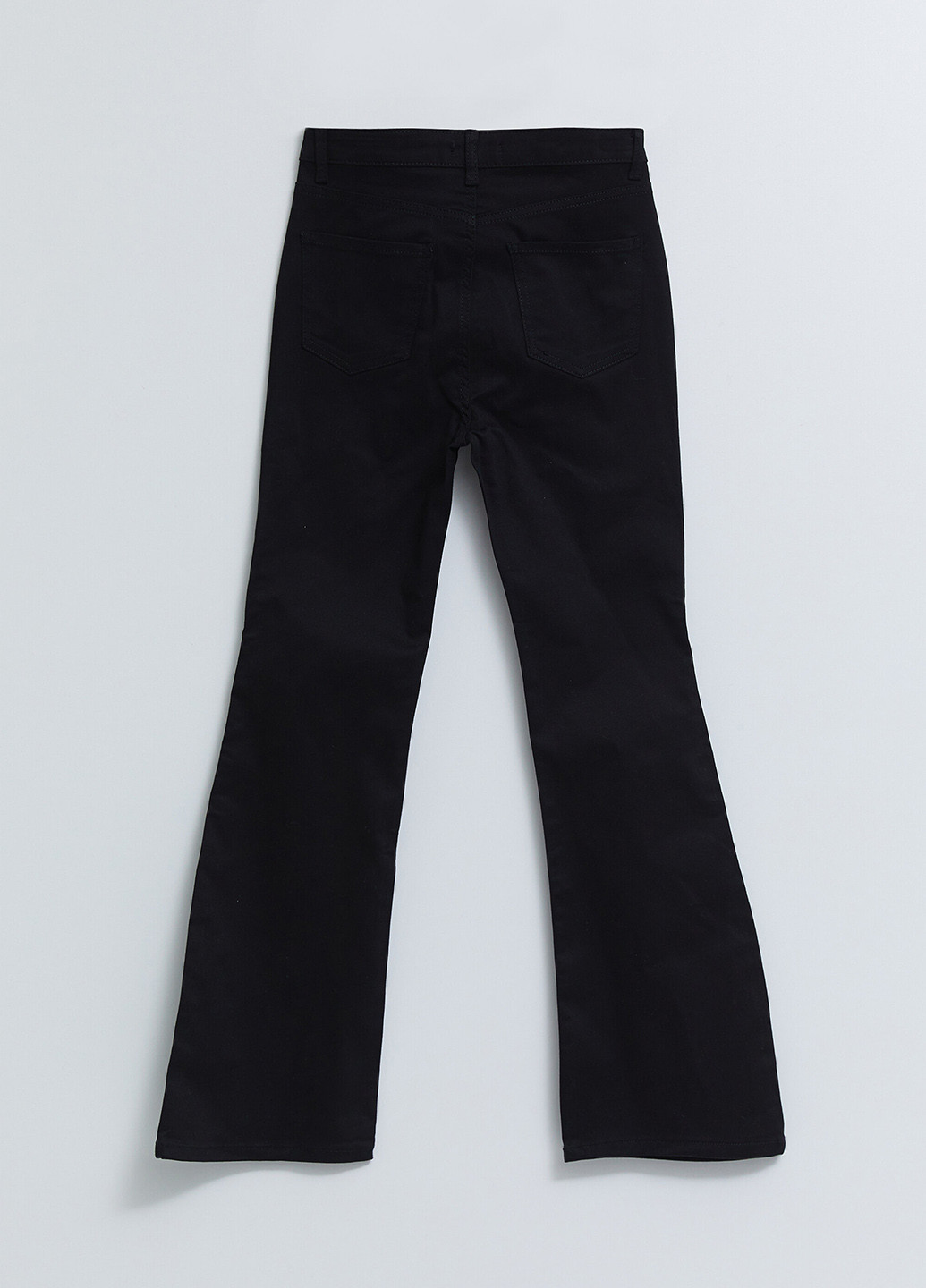 Черные кэжуал демисезонные клеш брюки LC Waikiki