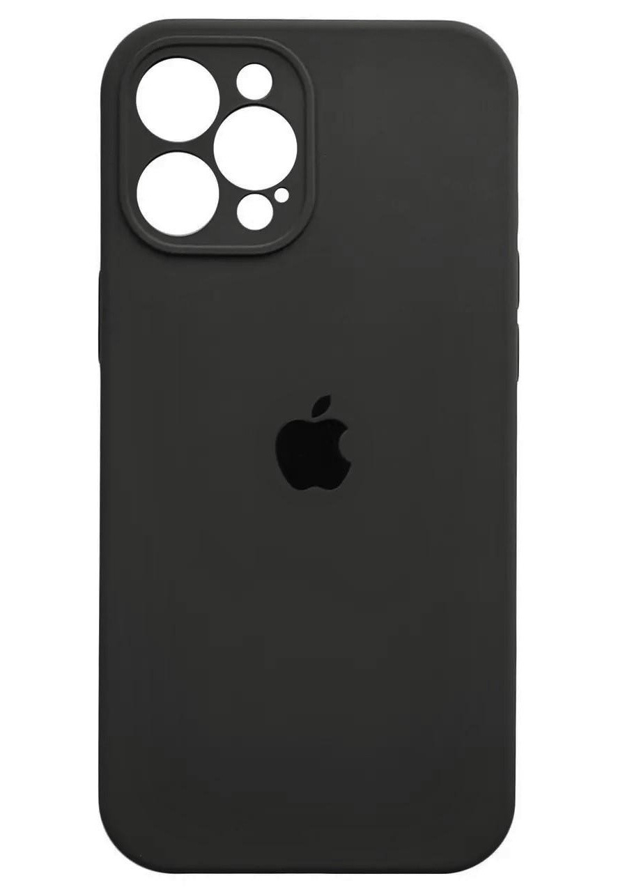 Силиконовый Чехол Накладка Закрытая Камера Silicone Case Full Camera Для iPhone 13 Pro Max Space Gray No Brand (254091982)