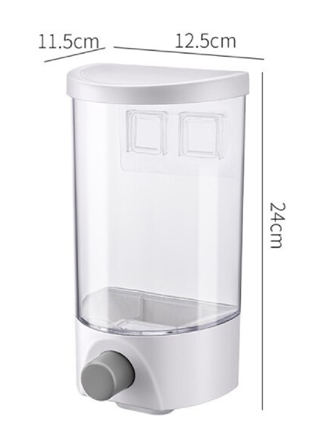 Диспенсер для сыпучих продуктов кухонный дозатор органайзер контейнер емкость для круп сахара 1 л (10582-Нов) Francesco Marconi (252043595)