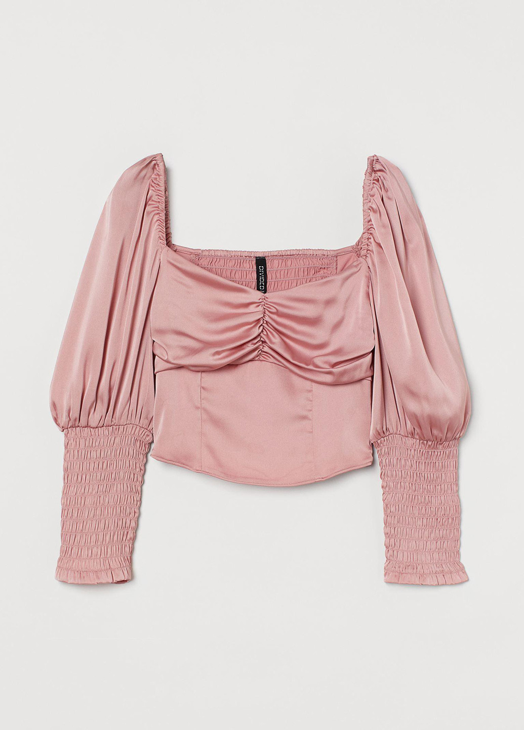 Розовая летняя блузка H&M