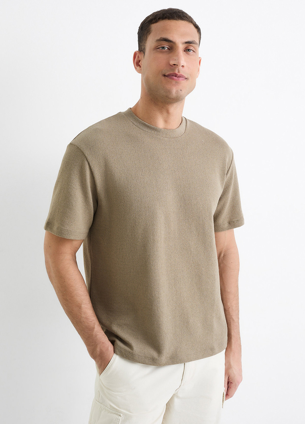 Сіро-бежевий літній джемпер джемпер C&A