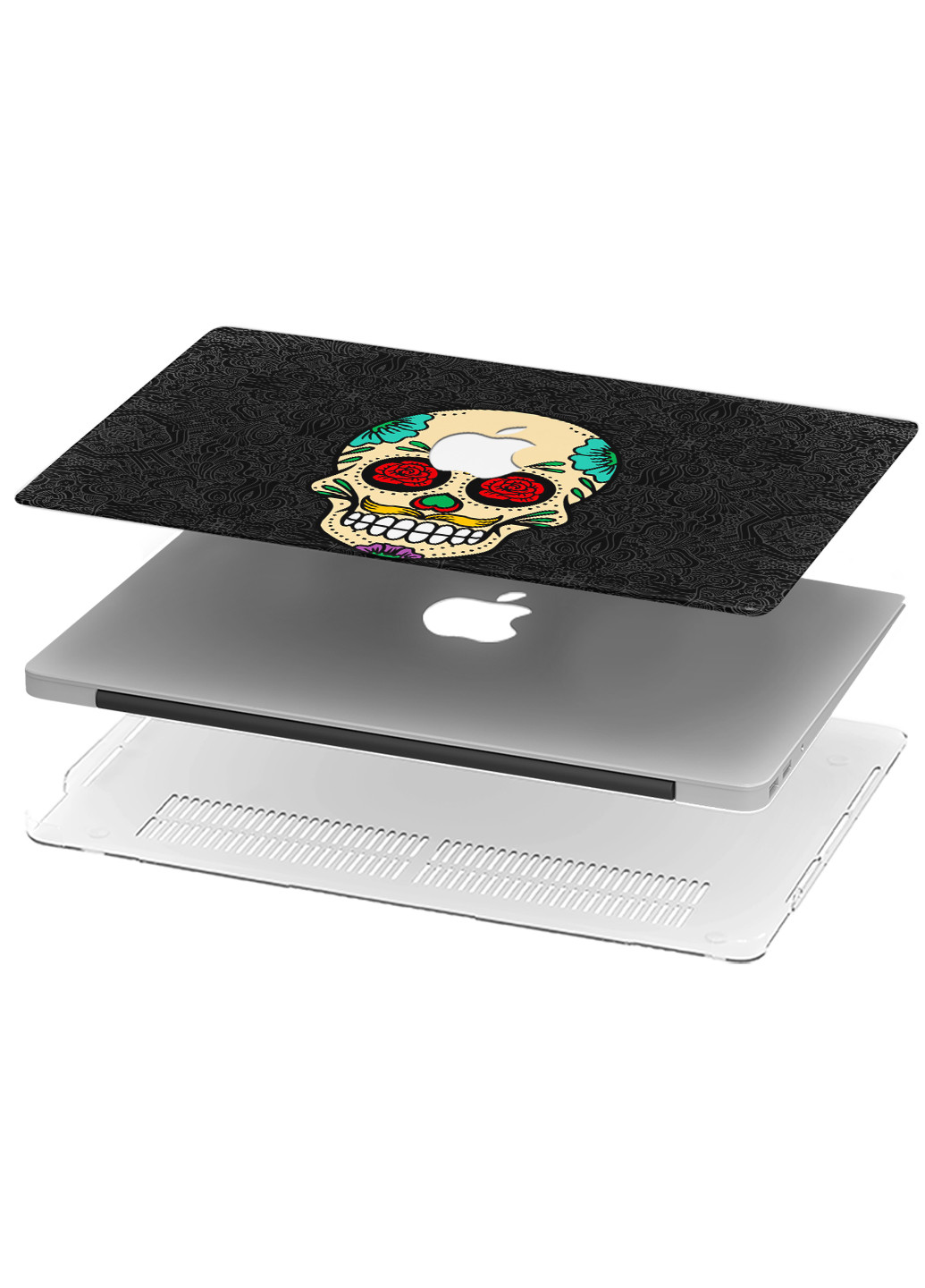 Чехол пластиковый для Apple MacBook Air 13 A1932 / A2179 / A2337 Череп (Skull) (9656-2807) MobiPrint (219124097)