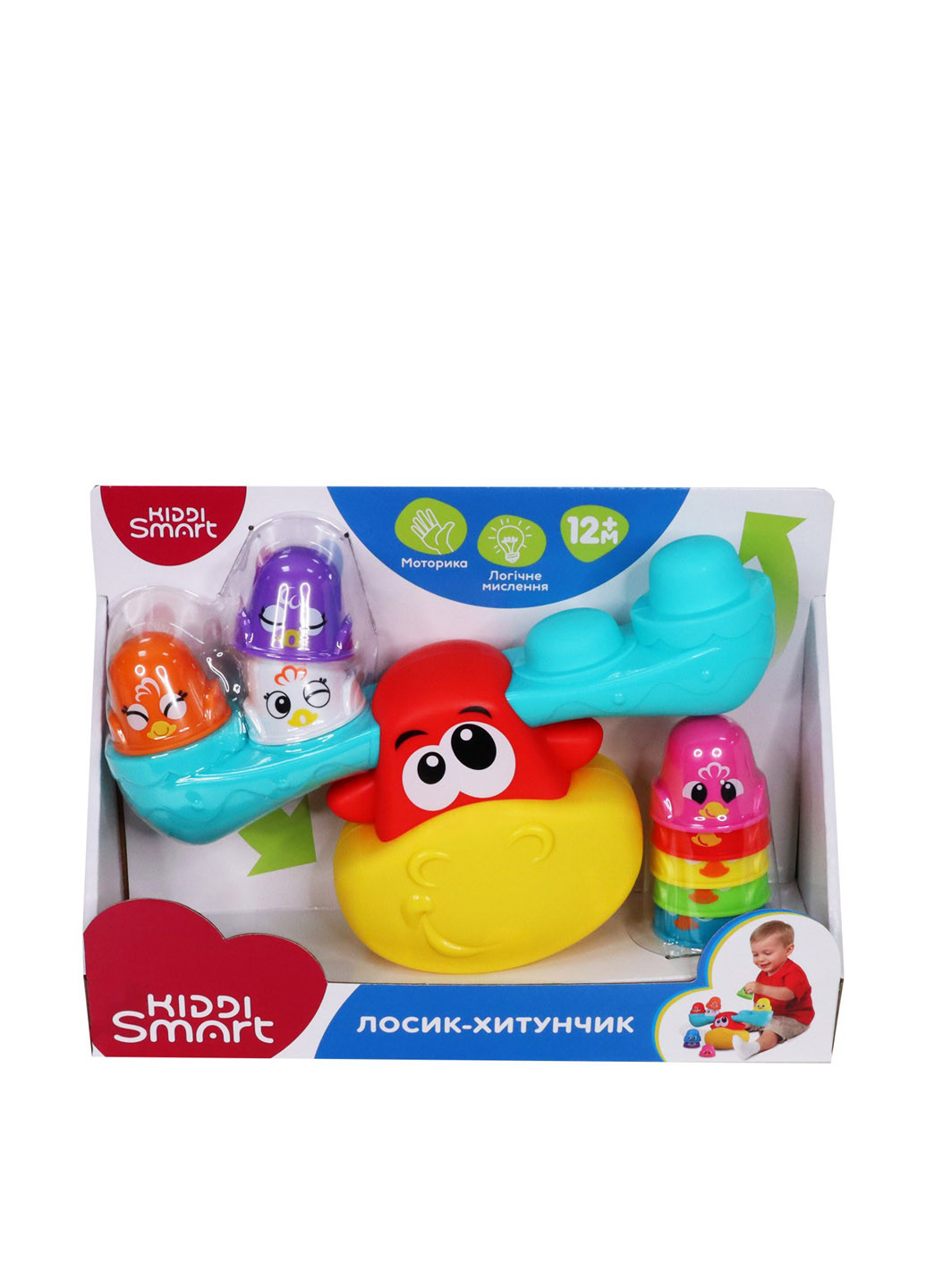 Розвиваюча іграшка-балансир Лосеня-шатун KIDDI SMART (362579649)
