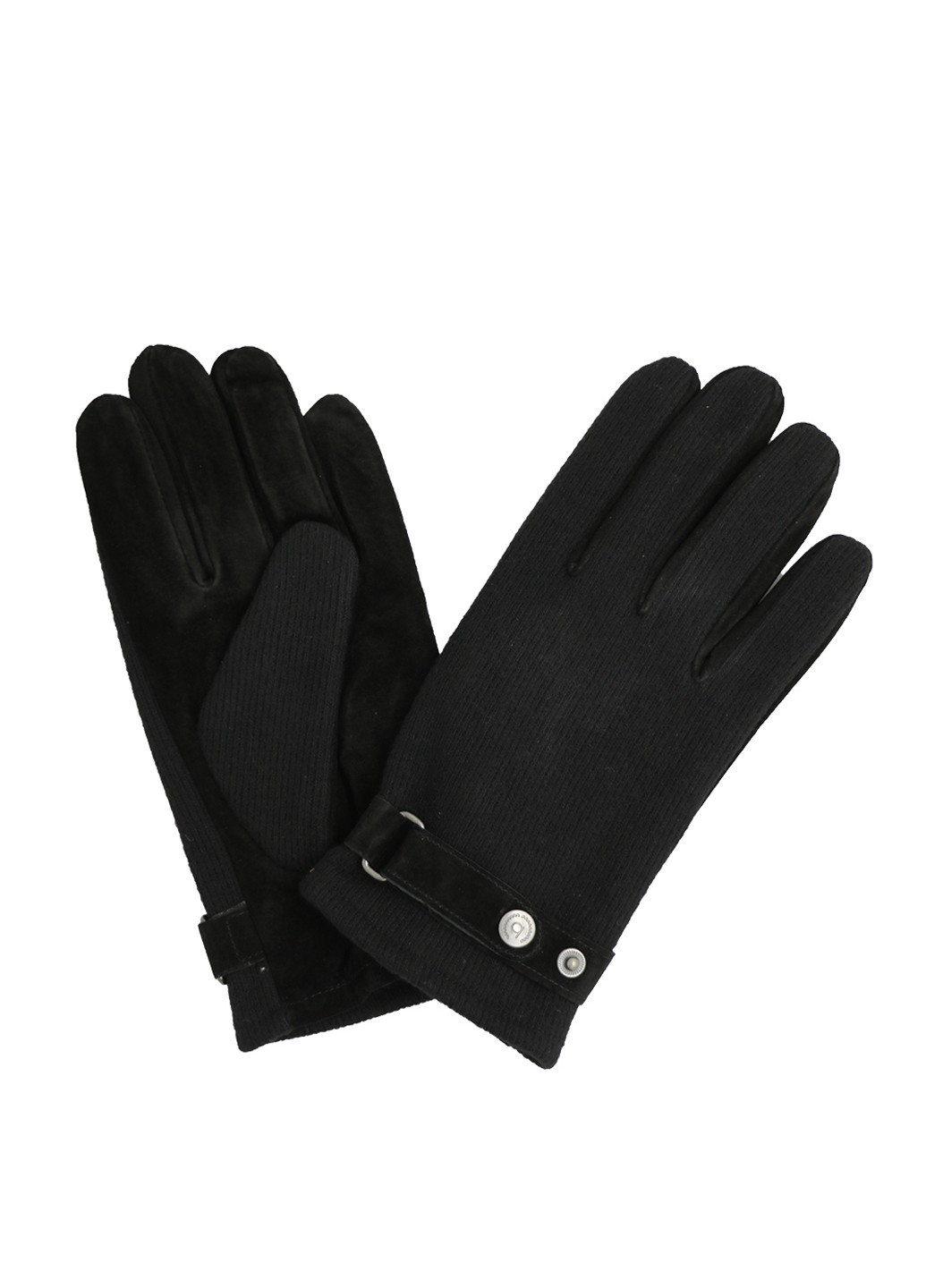 Рукавиці чоловічі Чорні Bugatti (253587015)