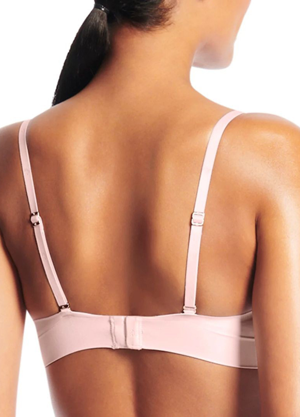 Светло-розовый топ бюстгальтер Ralph Lauren без косточек полиамид