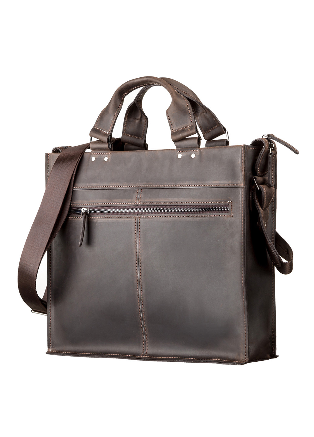 Чоловіча шкіряна сумка 37х31х9,5 см Shvigel (252128815)