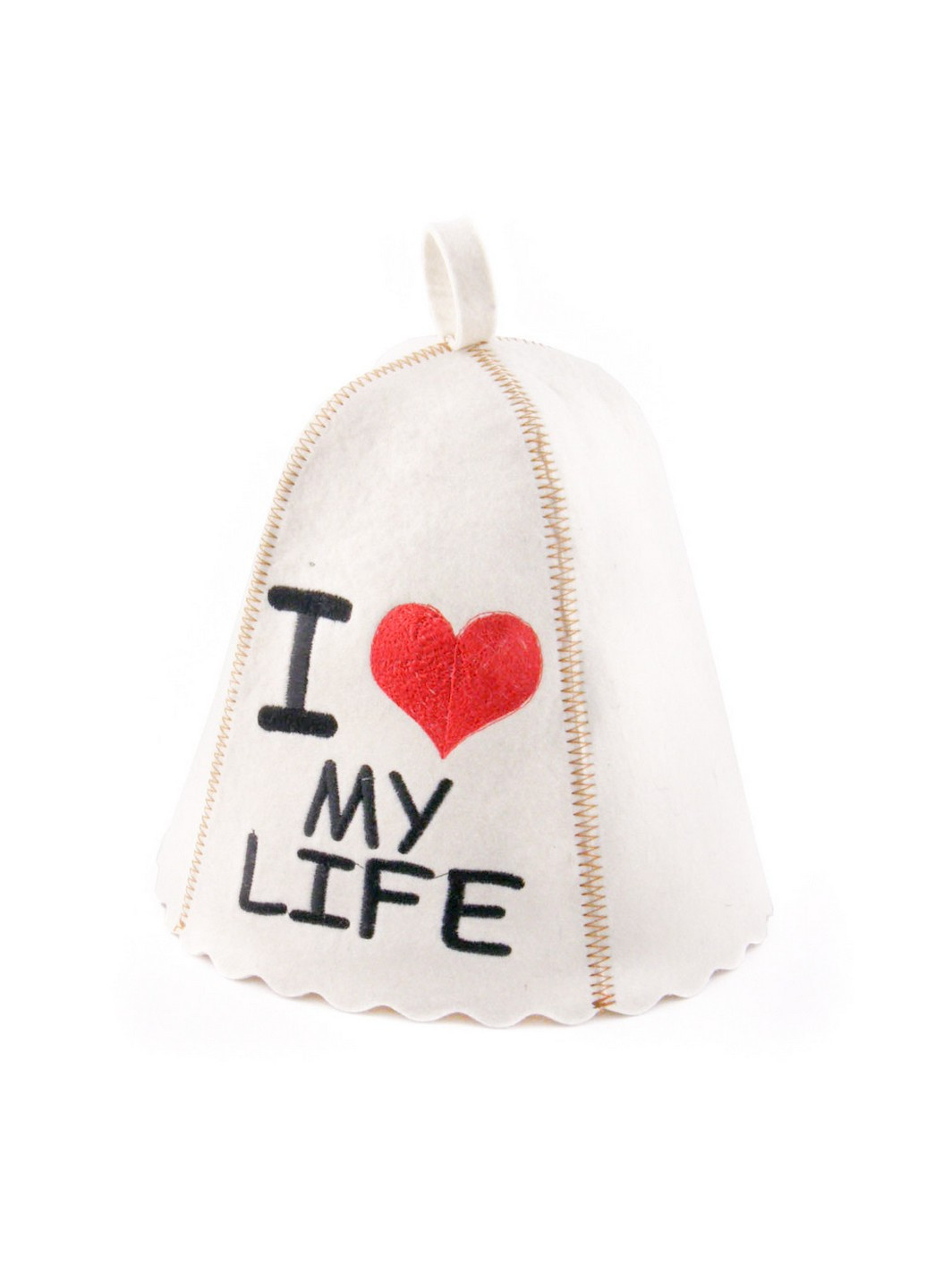 Шапка для бани "I love my life" Luxyart (206831906)