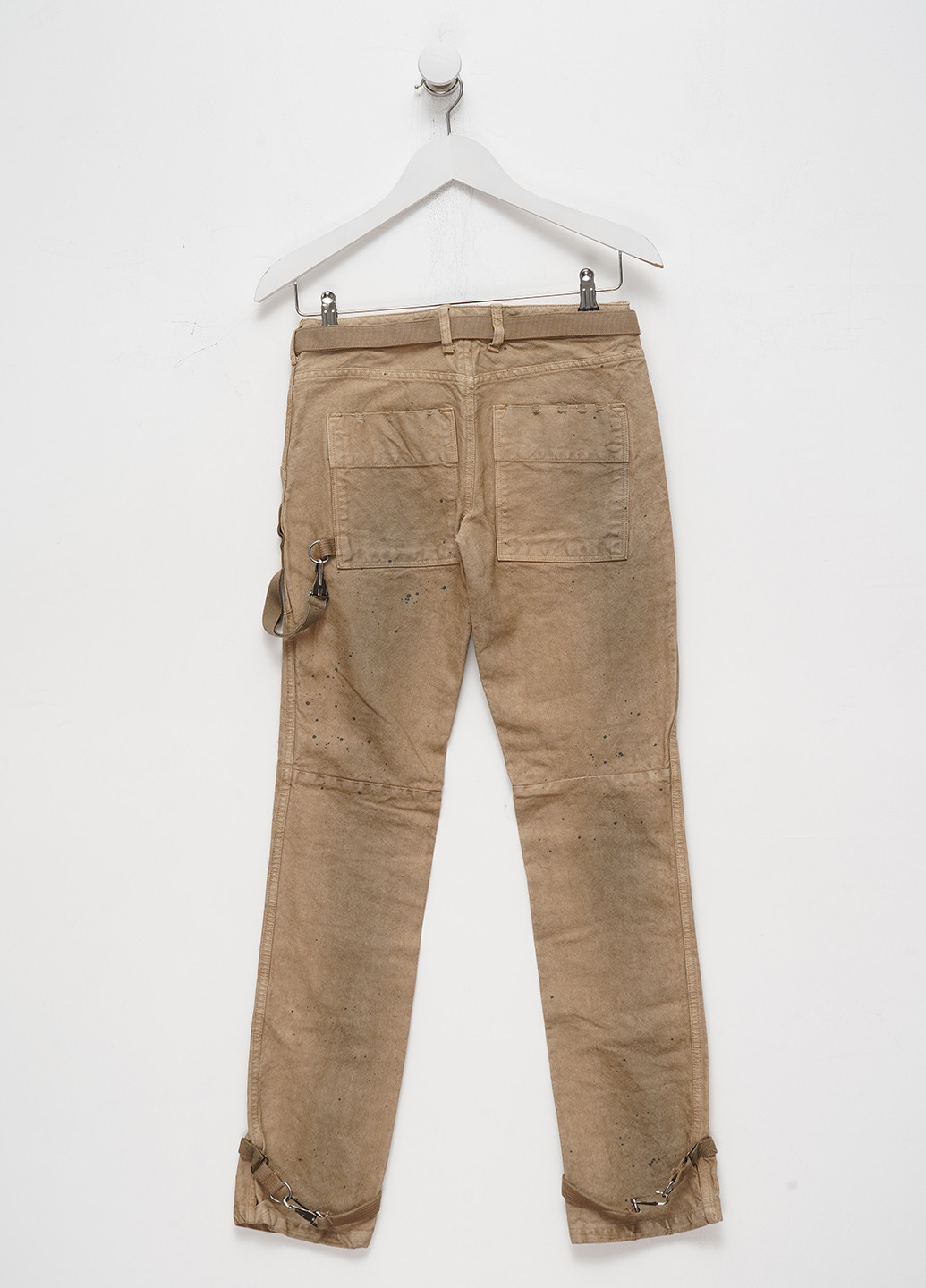 Бежевые джинсовые демисезонные карго брюки Ralph Lauren