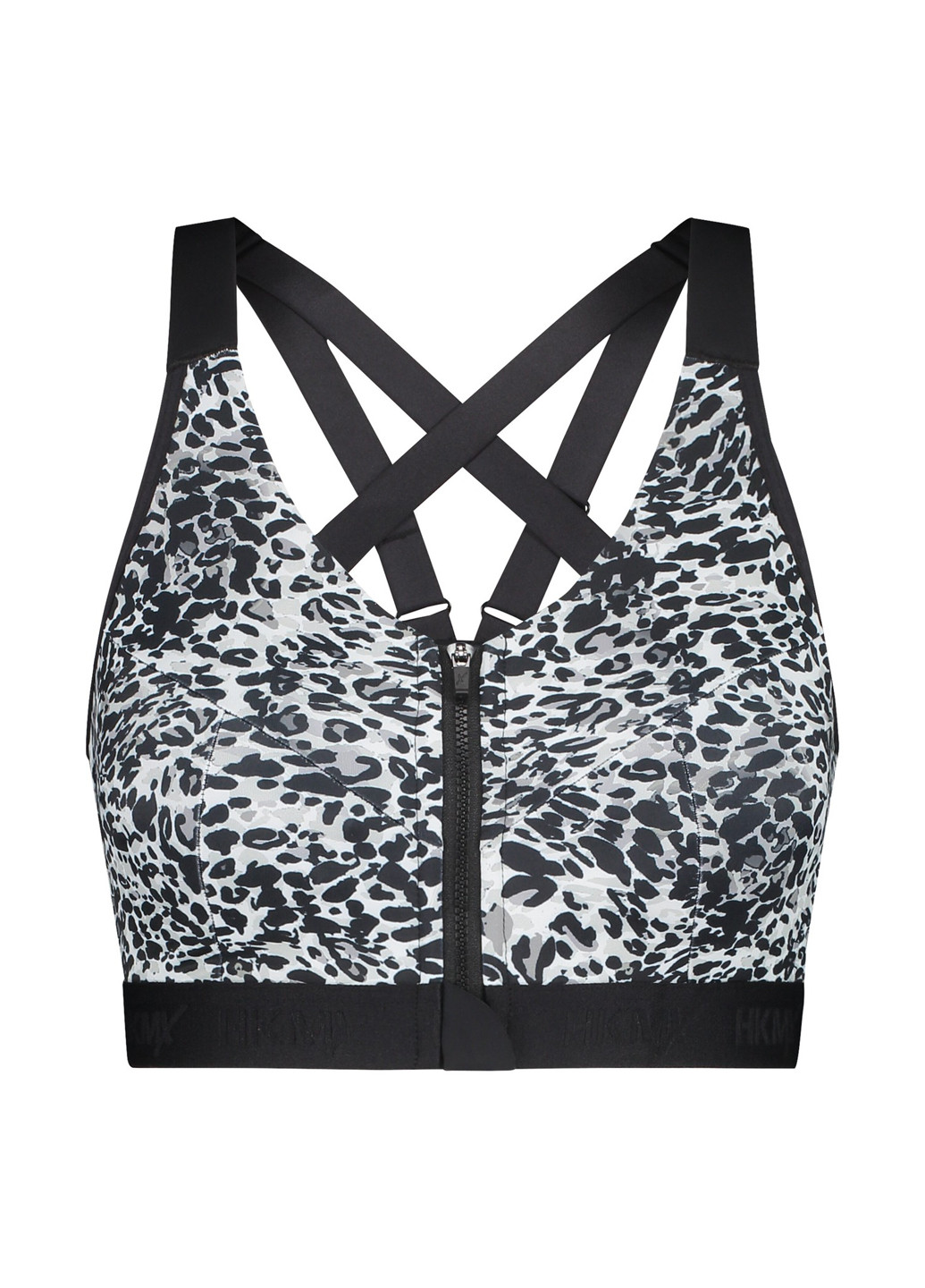 Чёрный топ бюстгальтер Hunkemoller без косточек полиэстер