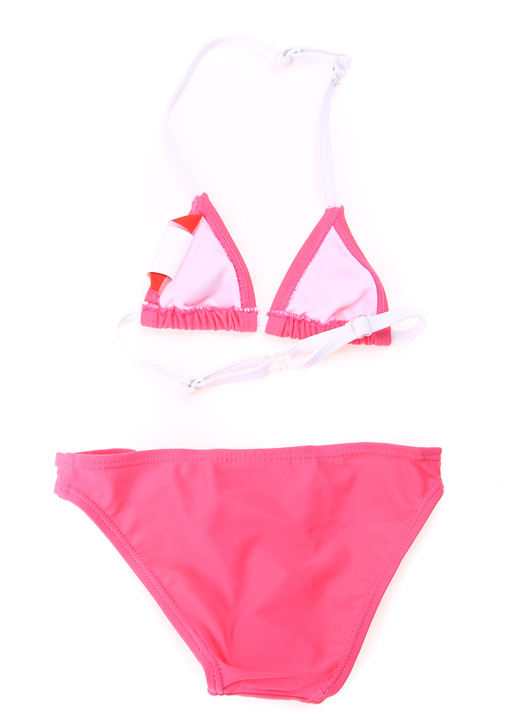 Розовый летний купальник (лиф, трусики) раздельный Sprider