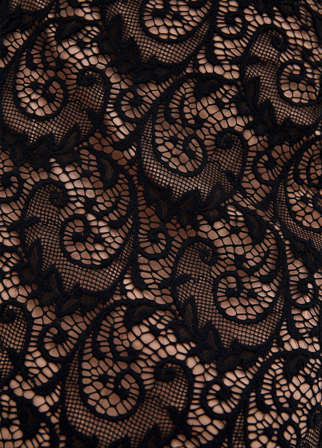 Черная кэжуал с абстрактным узором юбка GENEVIE карандаш