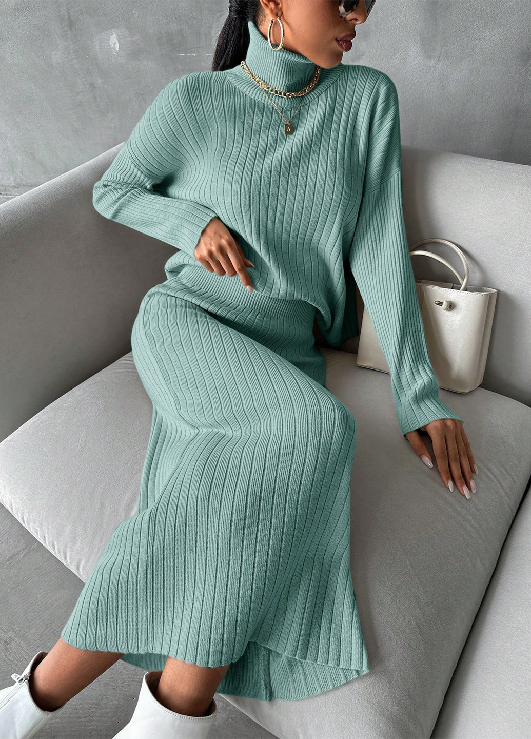 Костюм (светр, спідниця) SHEIN (310277081)