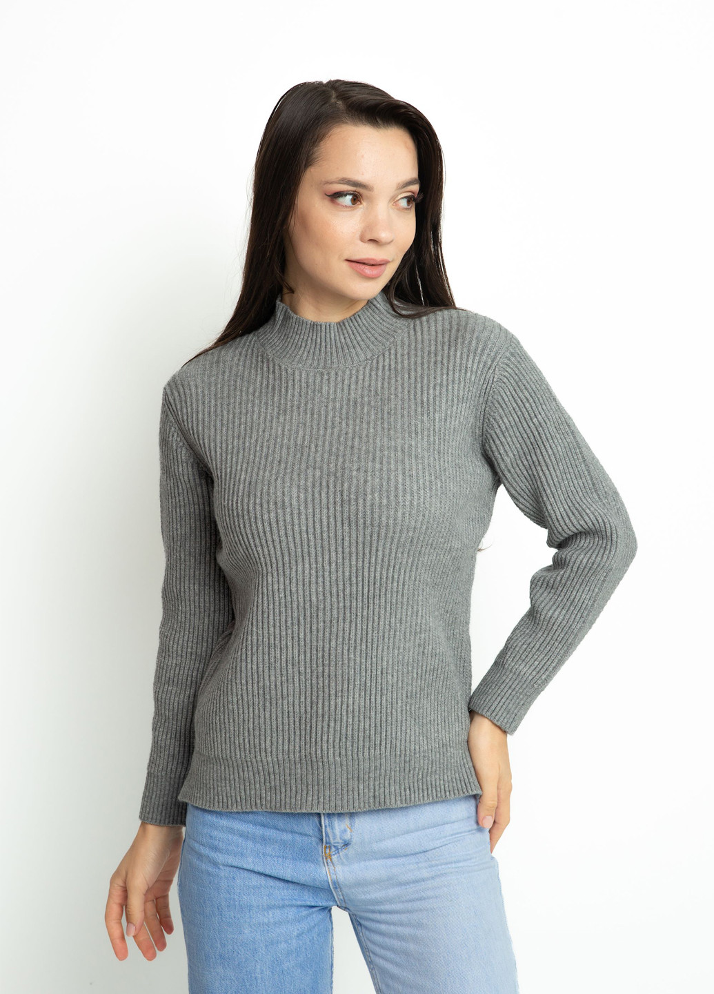 Сірий демісезонний светр Time of Style