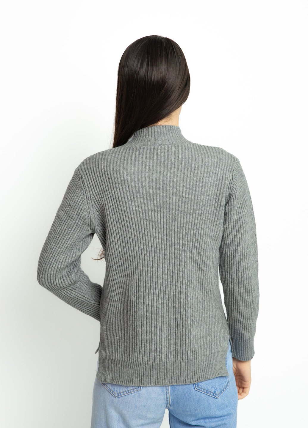 Сірий демісезонний светр Time of Style