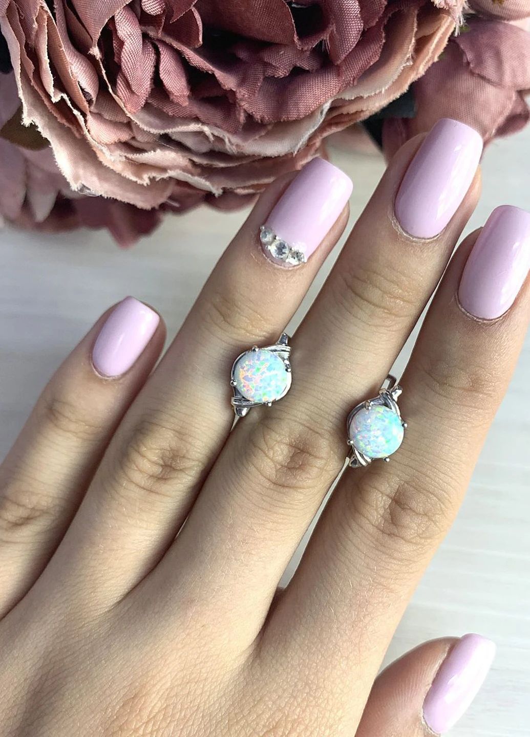 Серьги Silver Flame (152533263)