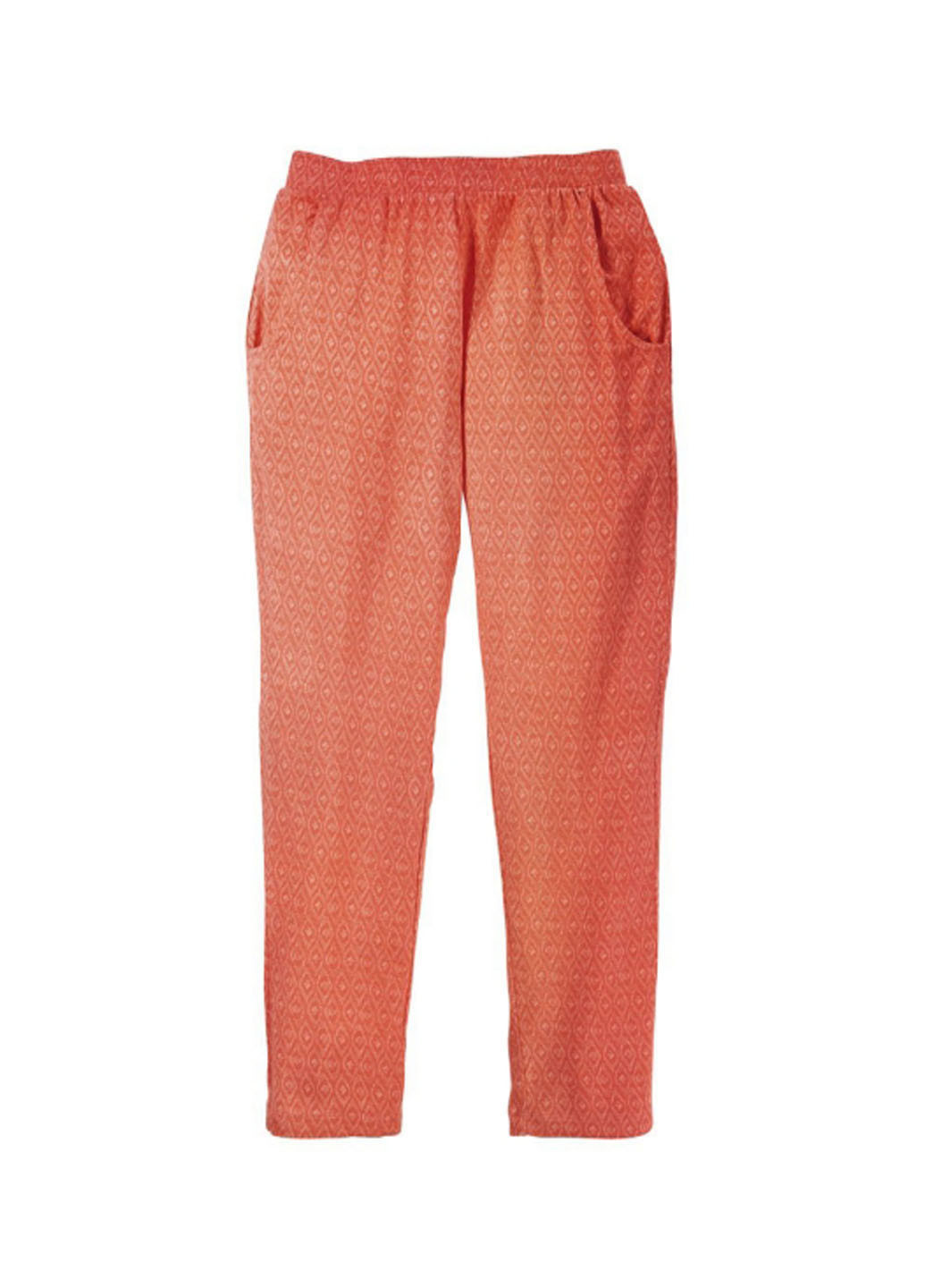 Оранжевые кэжуал демисезонные зауженные брюки Pepperts