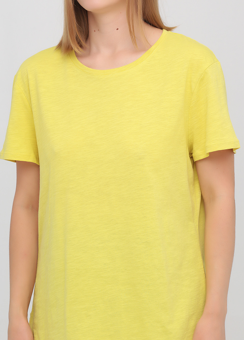 Желтая летняя футболка Boden