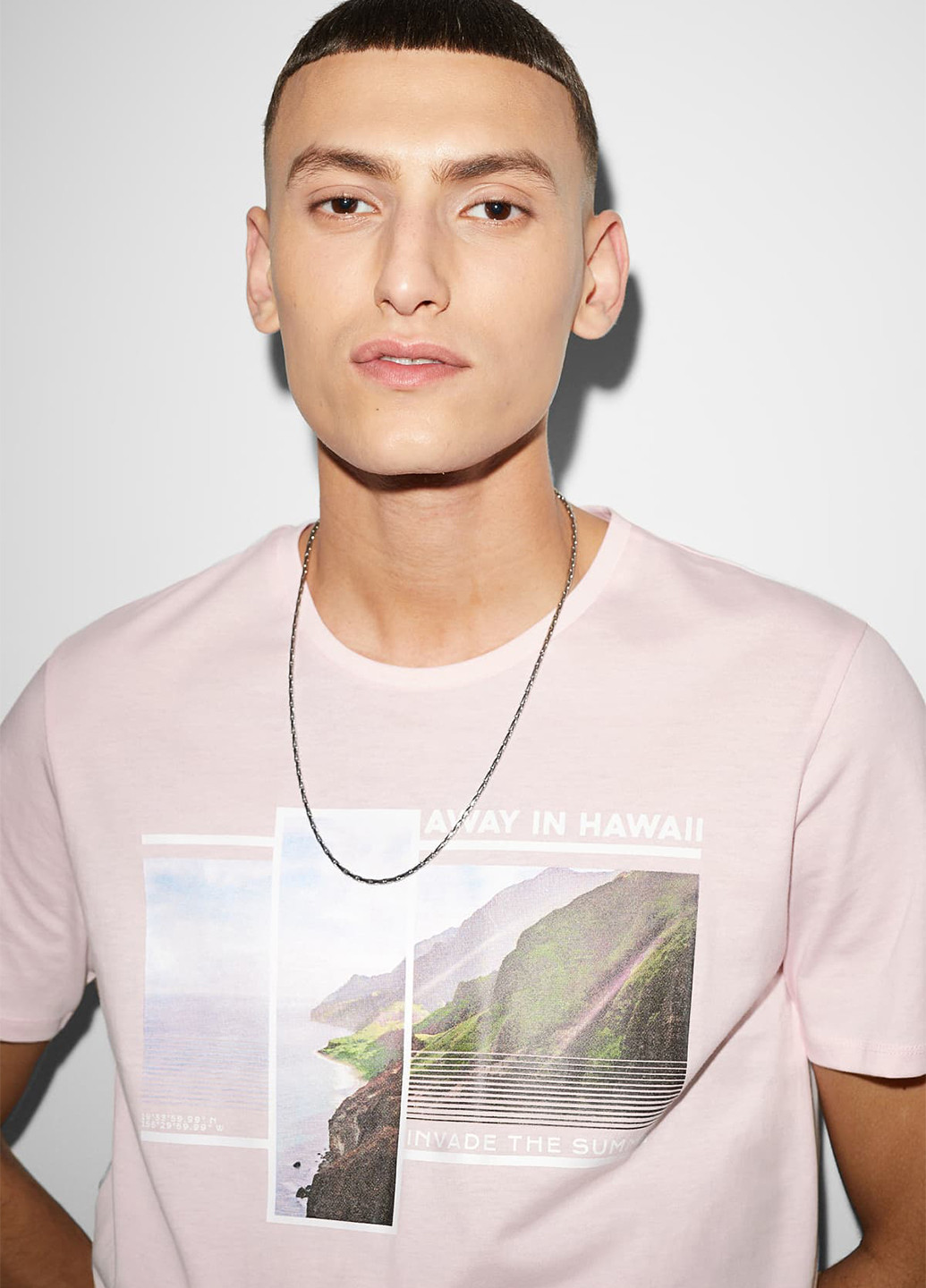 Світло-рожева футболка C&A