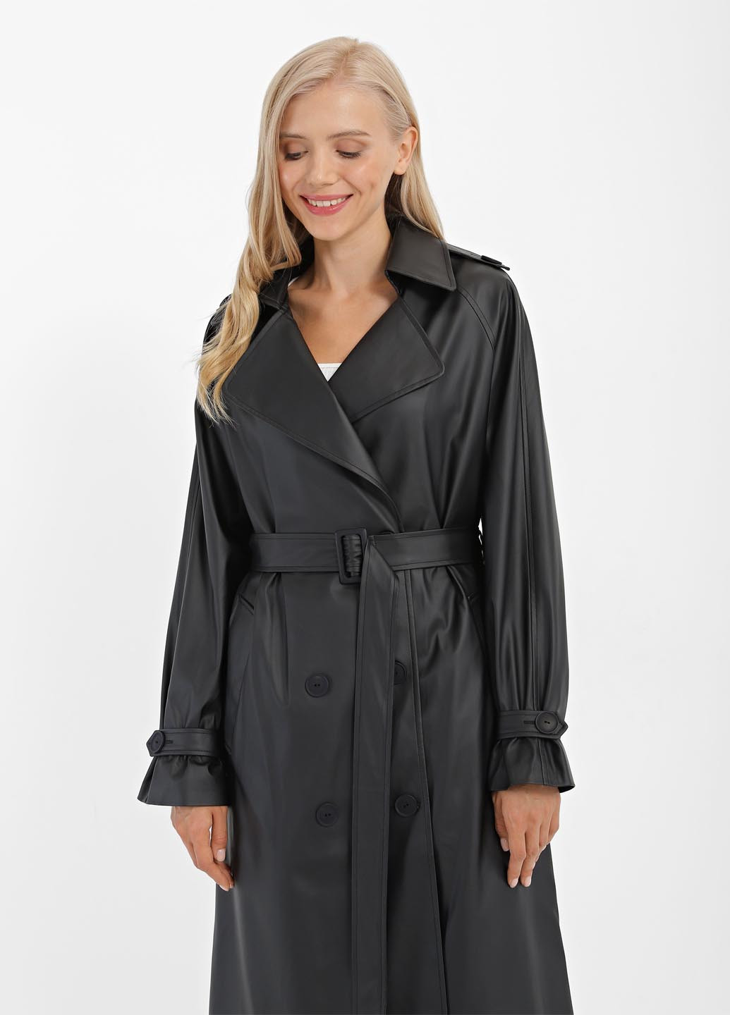 Плащ Braska тренчкот на пуговицах демисезон (327234392)