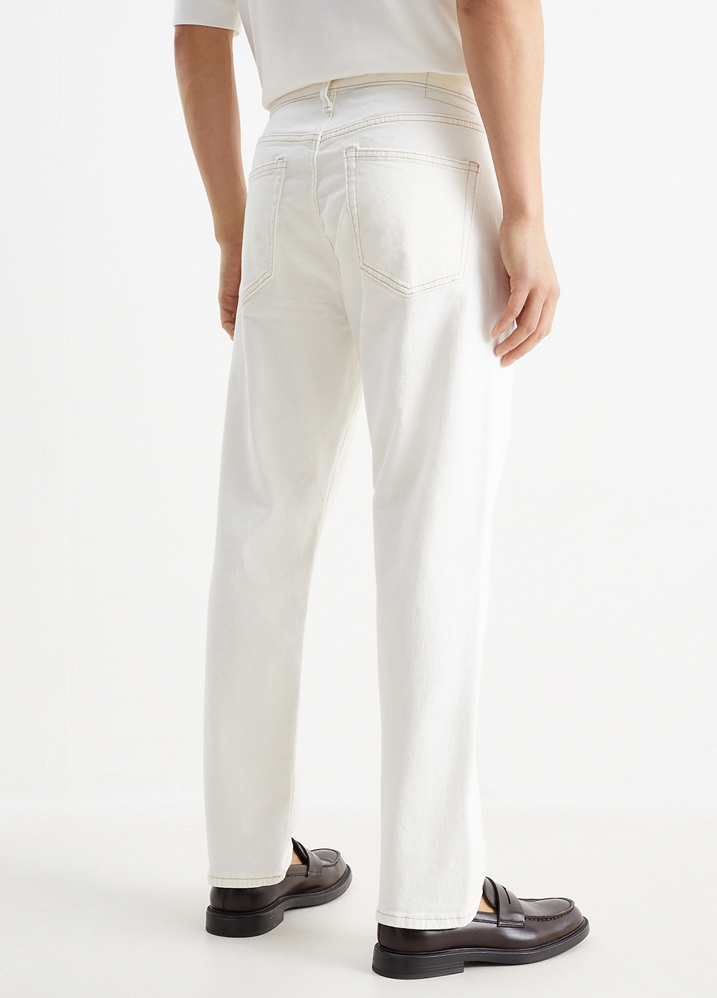 Молочные демисезонные регюлар фит джинсы C&A