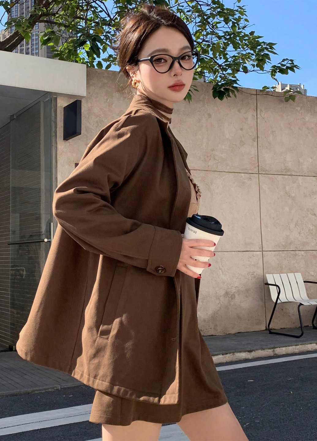 Костюм (жакет, спідниця) SHEIN (339133379)