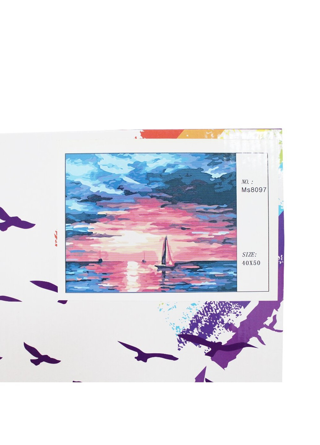 Набор для творчества DIY живопись по номерам Закат солнца на море (2000903603344) Babylon (253734544)