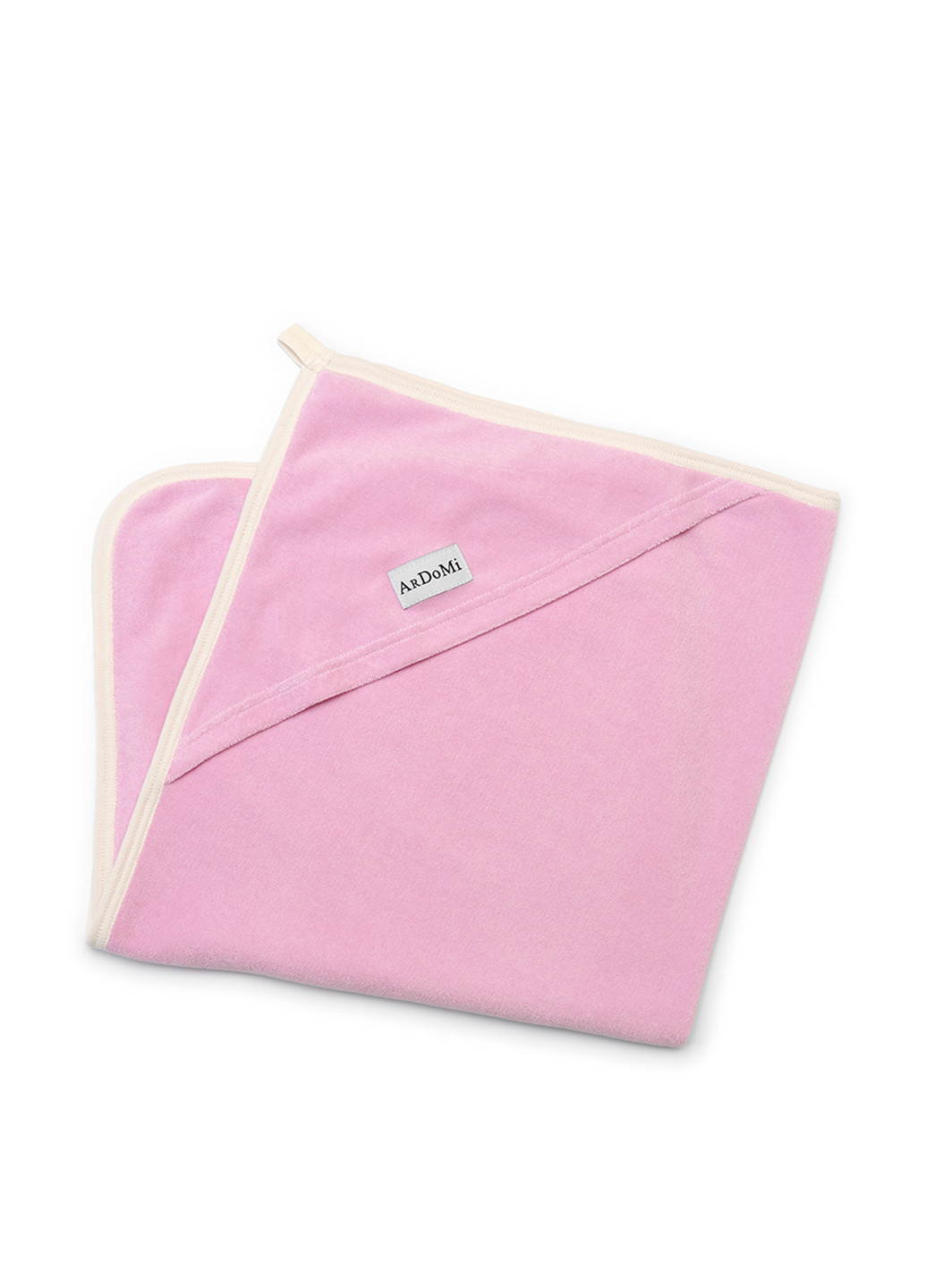 ArDoMi полотенце-пеленка, 75х75 см однотонный розовый производство - Украина
