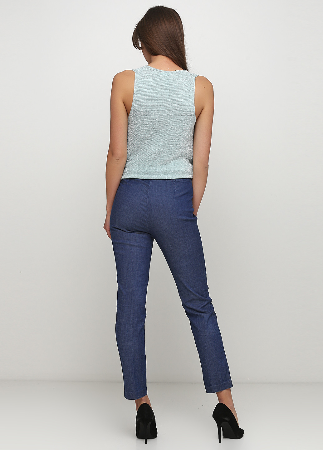 Синие демисезонные прямые джинсы United Colors of Benetton