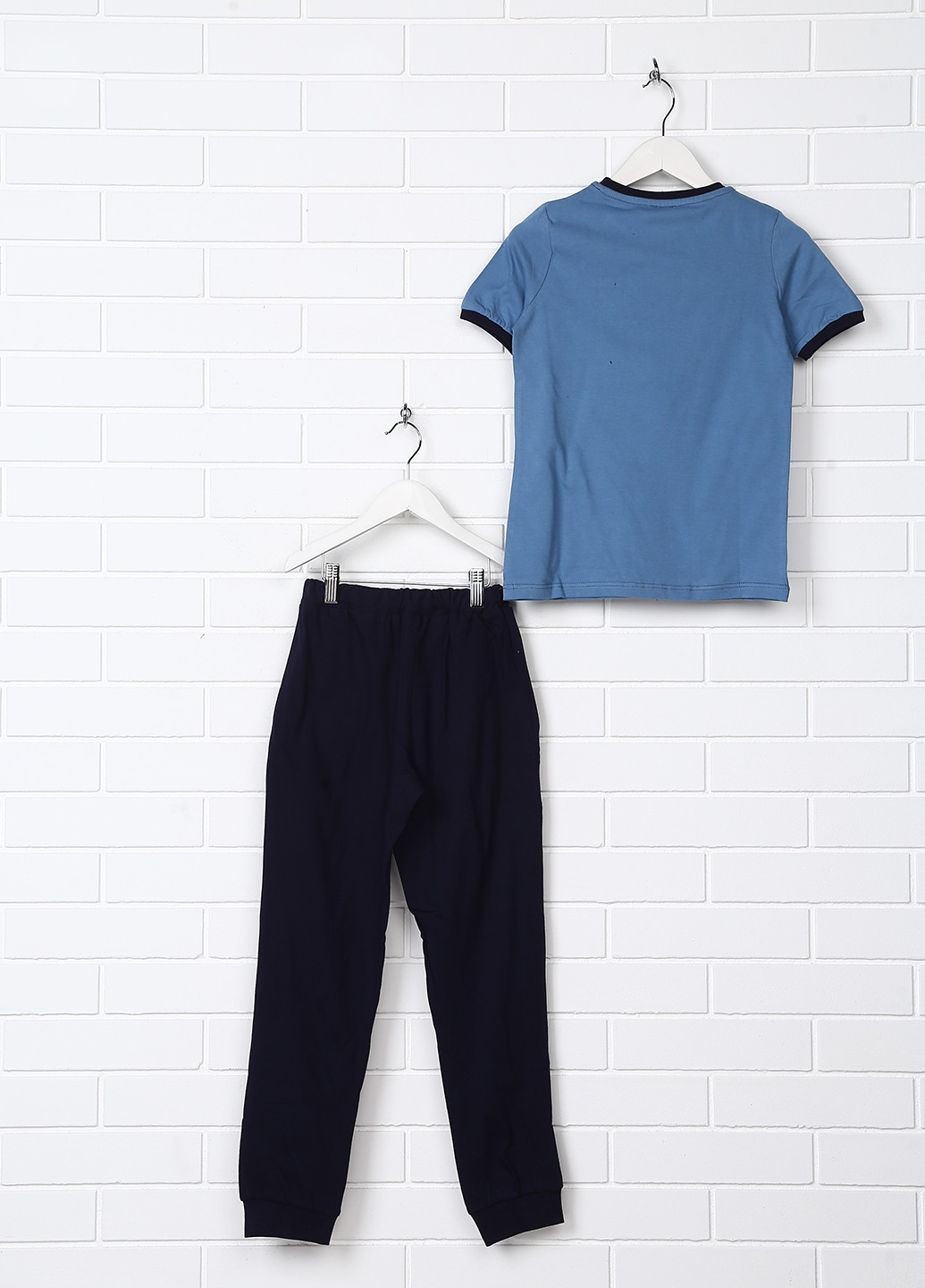 Синій демісезонний комплект (футболка, брюки) Senti