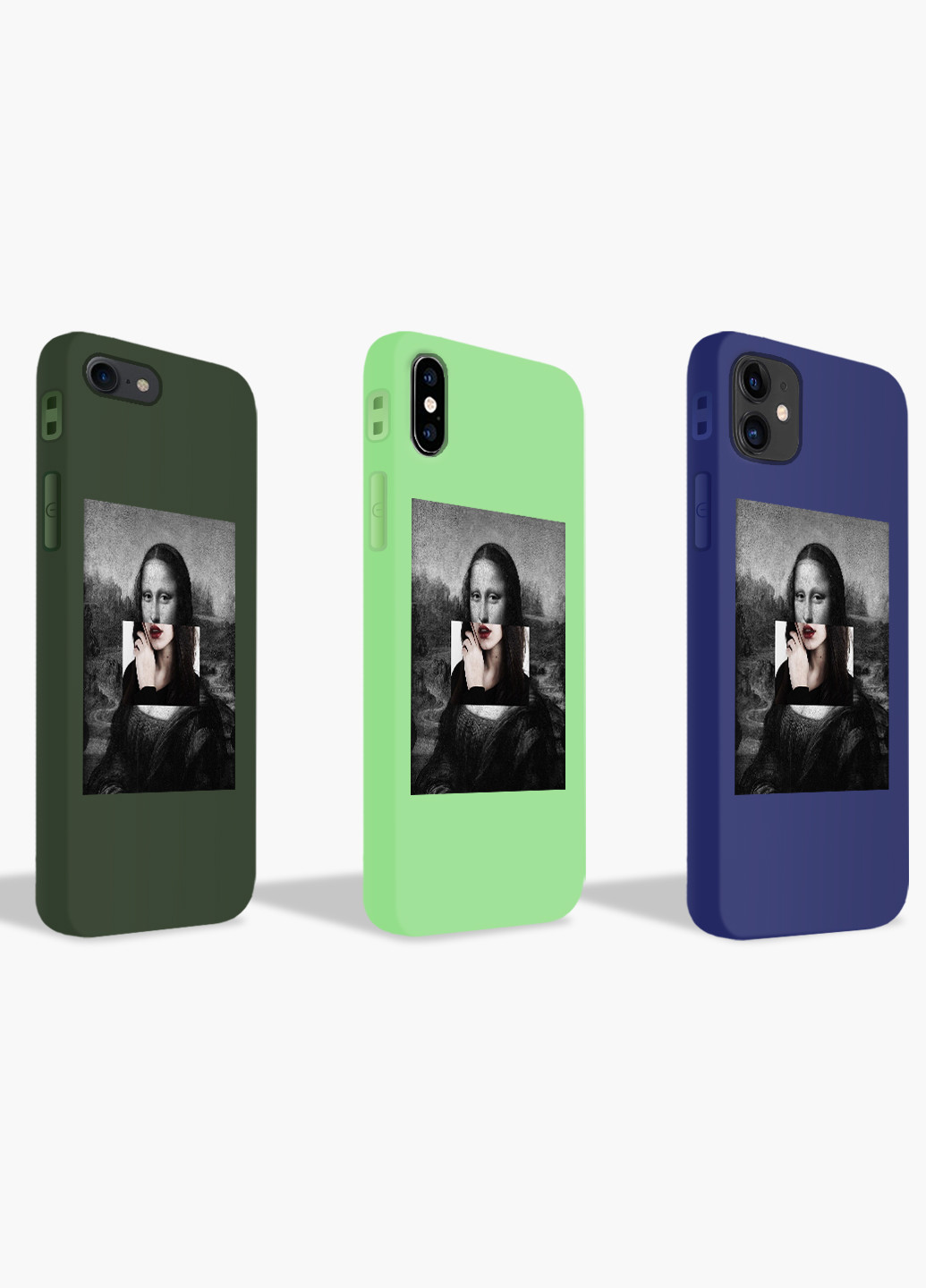 Чехол силиконовый Apple Iphone 11 Pro Max Ренессанс Мона Лиза "Джоконда» (Mona Lisa La Gioconda) Белый (9232-1202) MobiPrint (219347943)