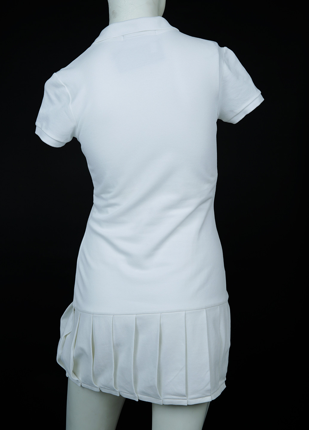 Білий кежуал сукня поло, плісована Ralph Lauren однотонна