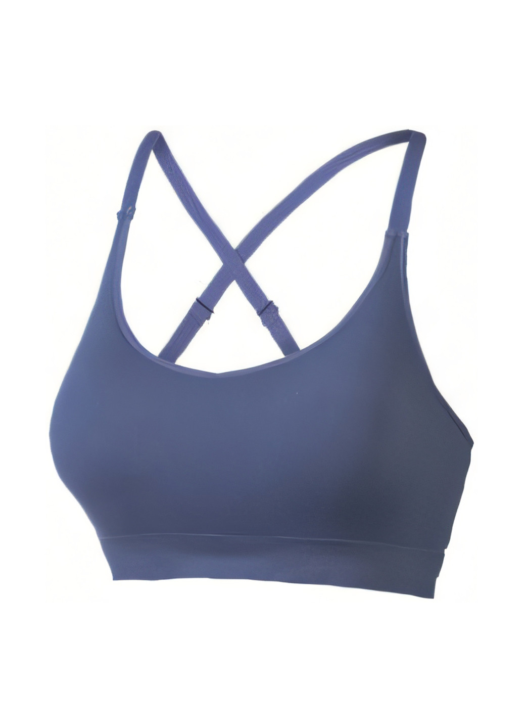Сіро-синій топ бюстгальтер Crivit без кісточок поліестер
