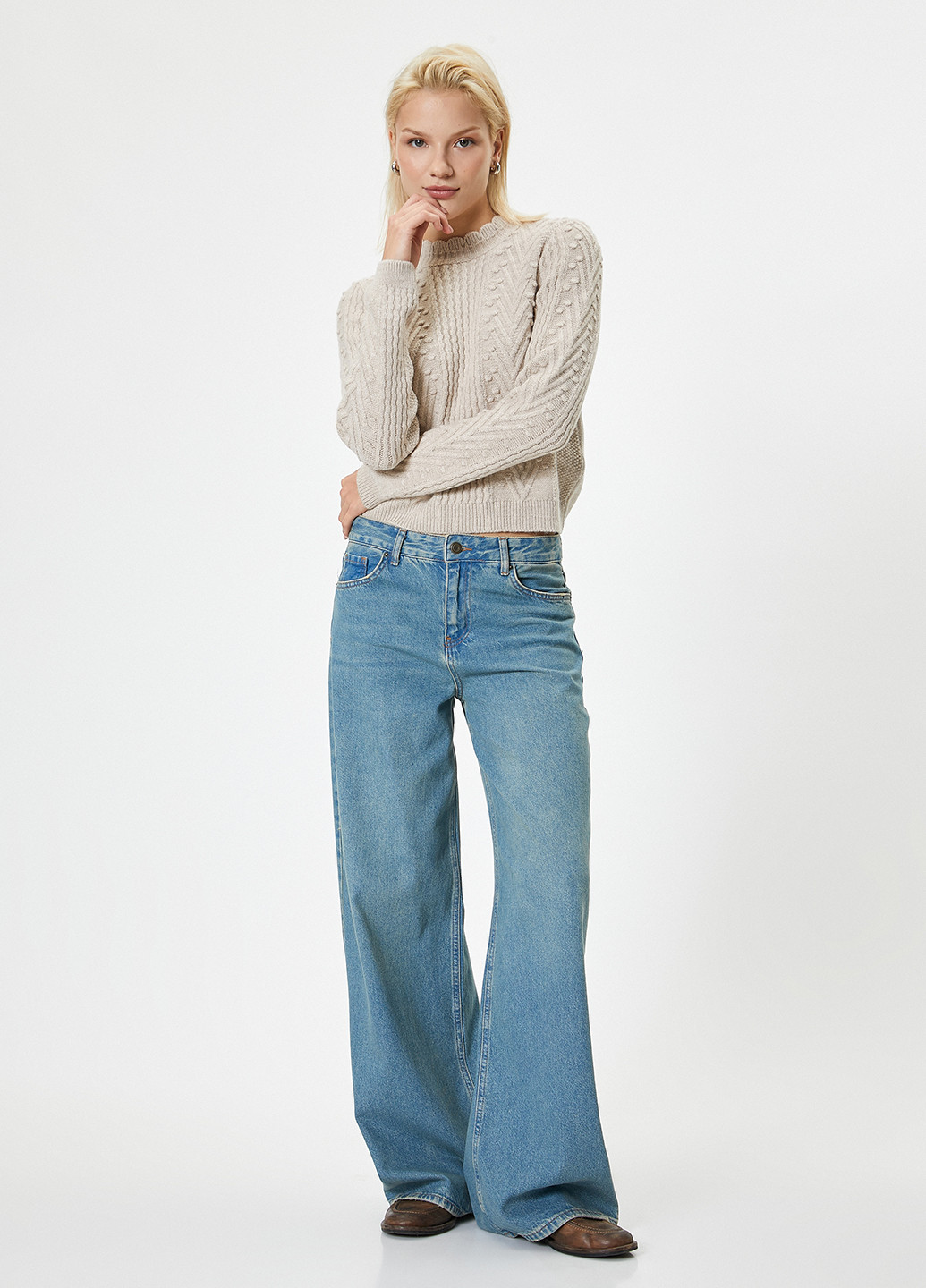 Світло-бежевий демісезонний джемпер джемпер KOTON