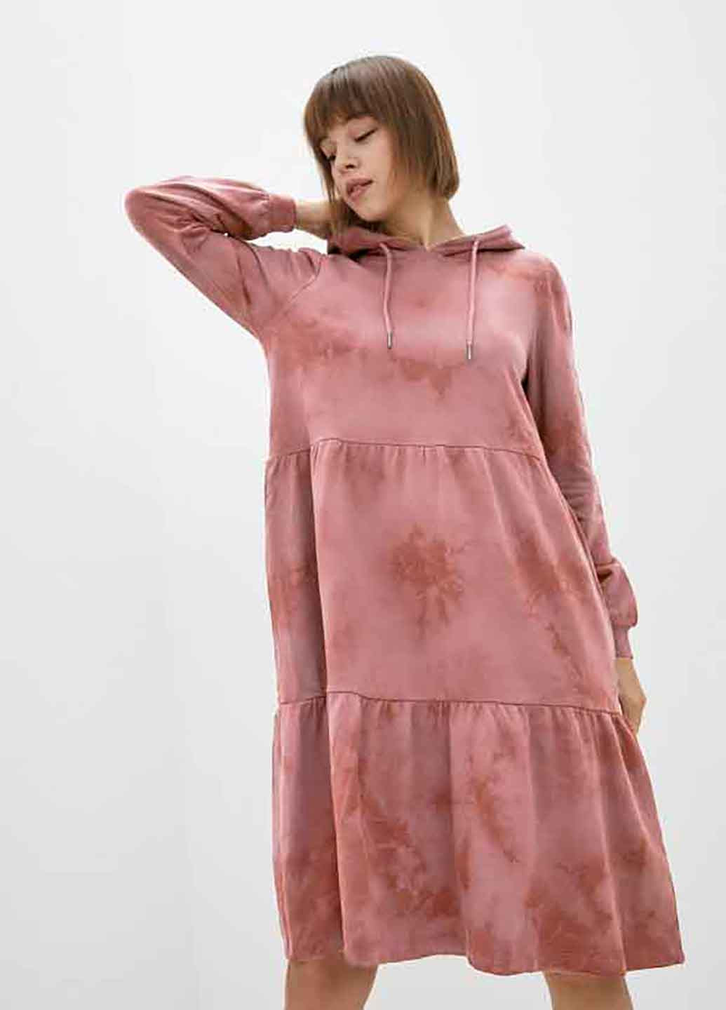 Розовое платье Jacqueline de Yong однотонное