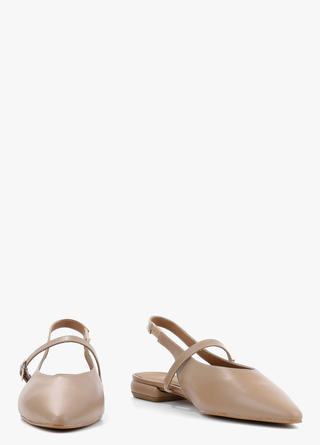 Le'BERDES Туфли слингбеки бежевый з натуральная кожа, украина — демисезон (328003887)