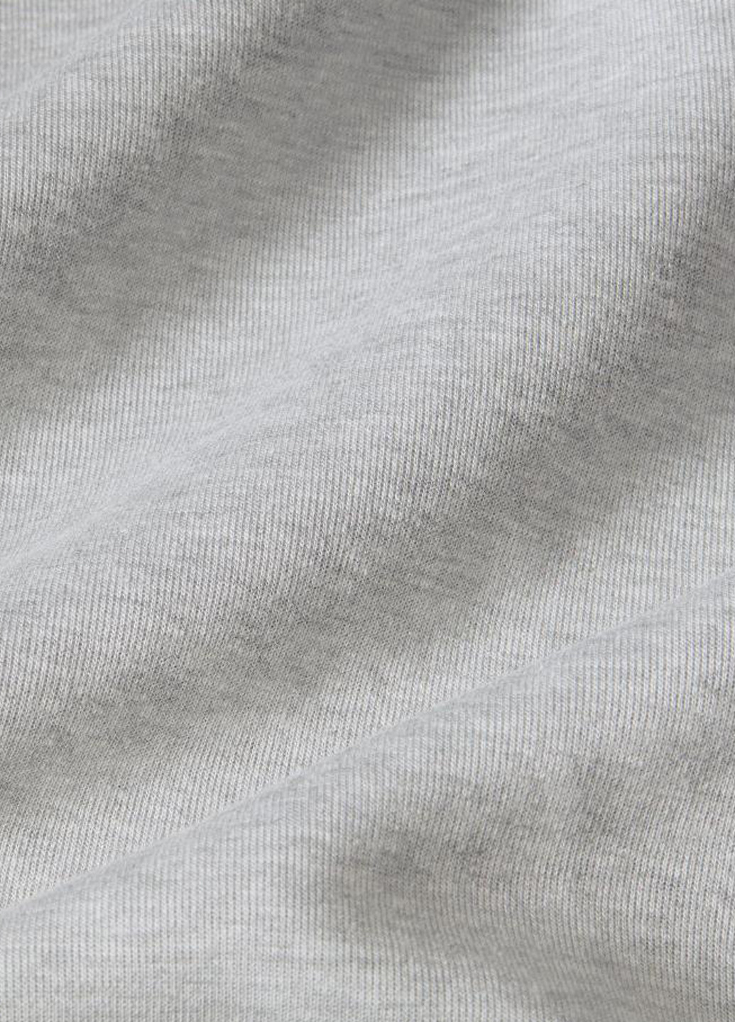 Серый свитшот fb7998-063 Nike меланж без декора (321979975)