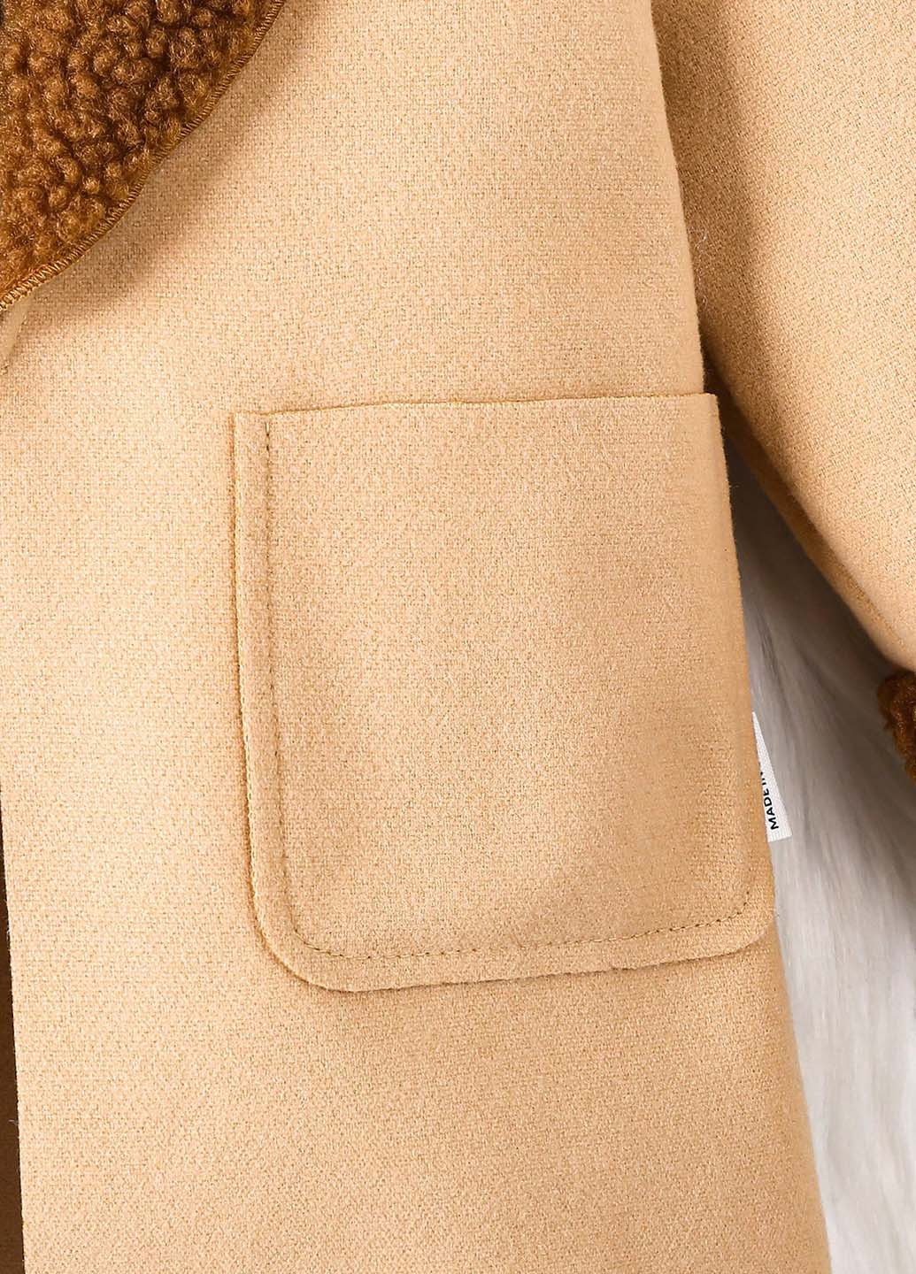 Бежеве демісезонне Пальто SHEIN