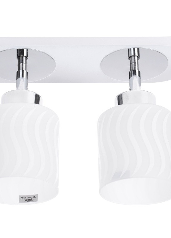 Светильник спот поворотный потолочный накладной HTL-168/2 E27 WH Brille (253893433)